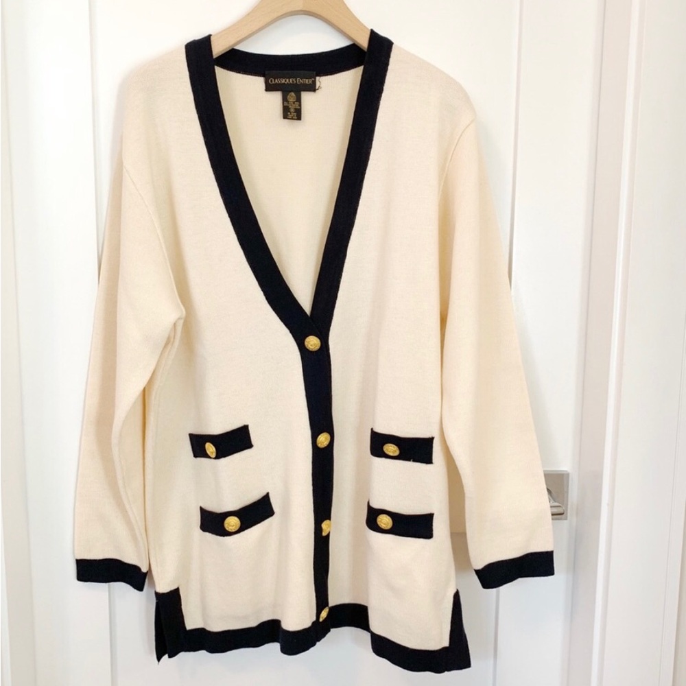 Wool cardigan
